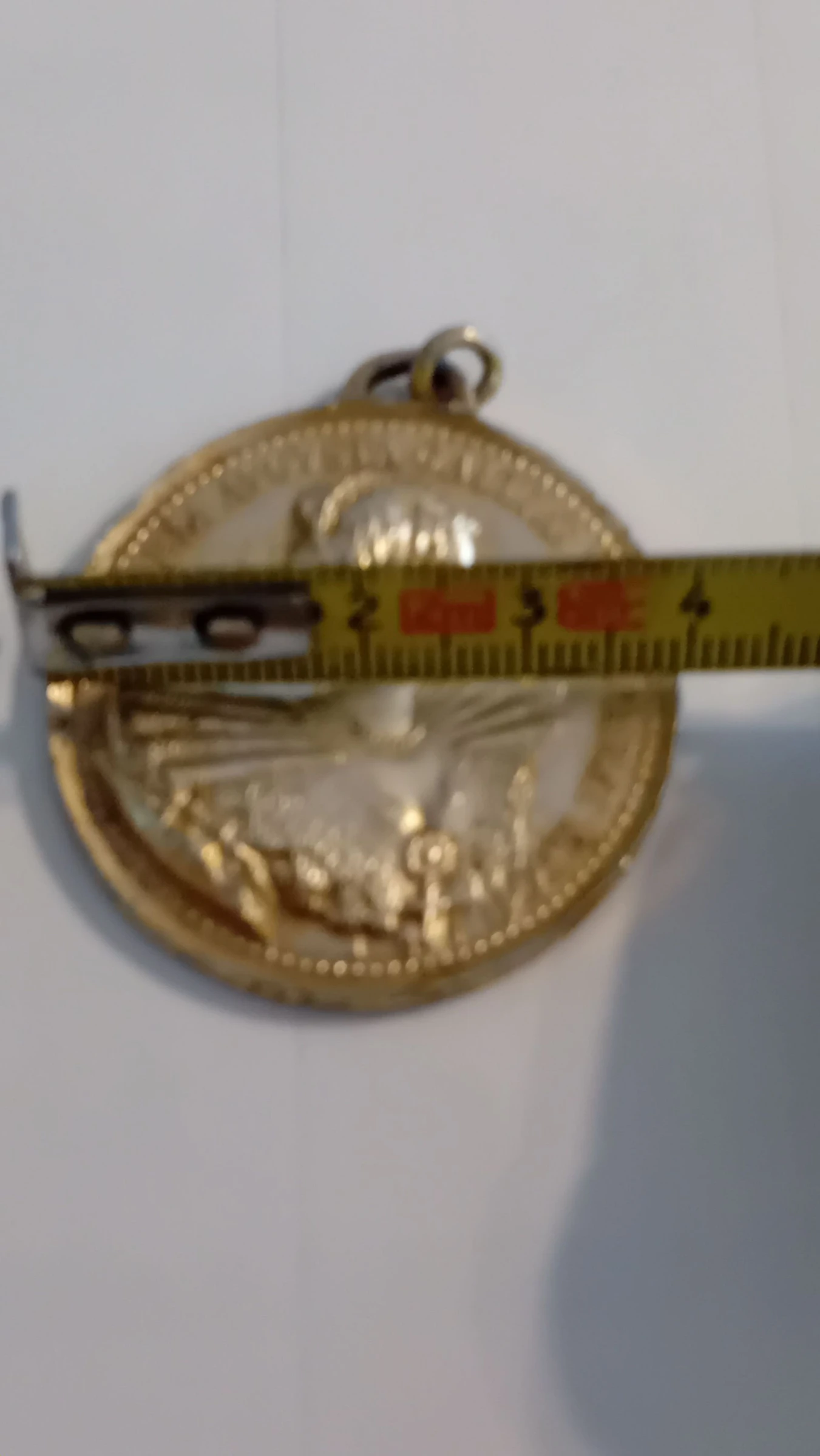 Vintage medal of Maria Augusta, Queen of Gallia and Navarra – photo 3